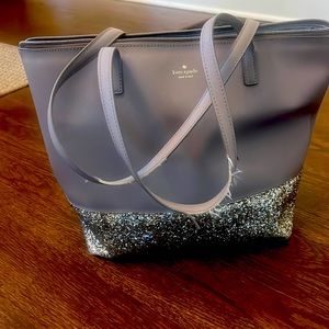 Kate Spade Tote Taupe Glitter